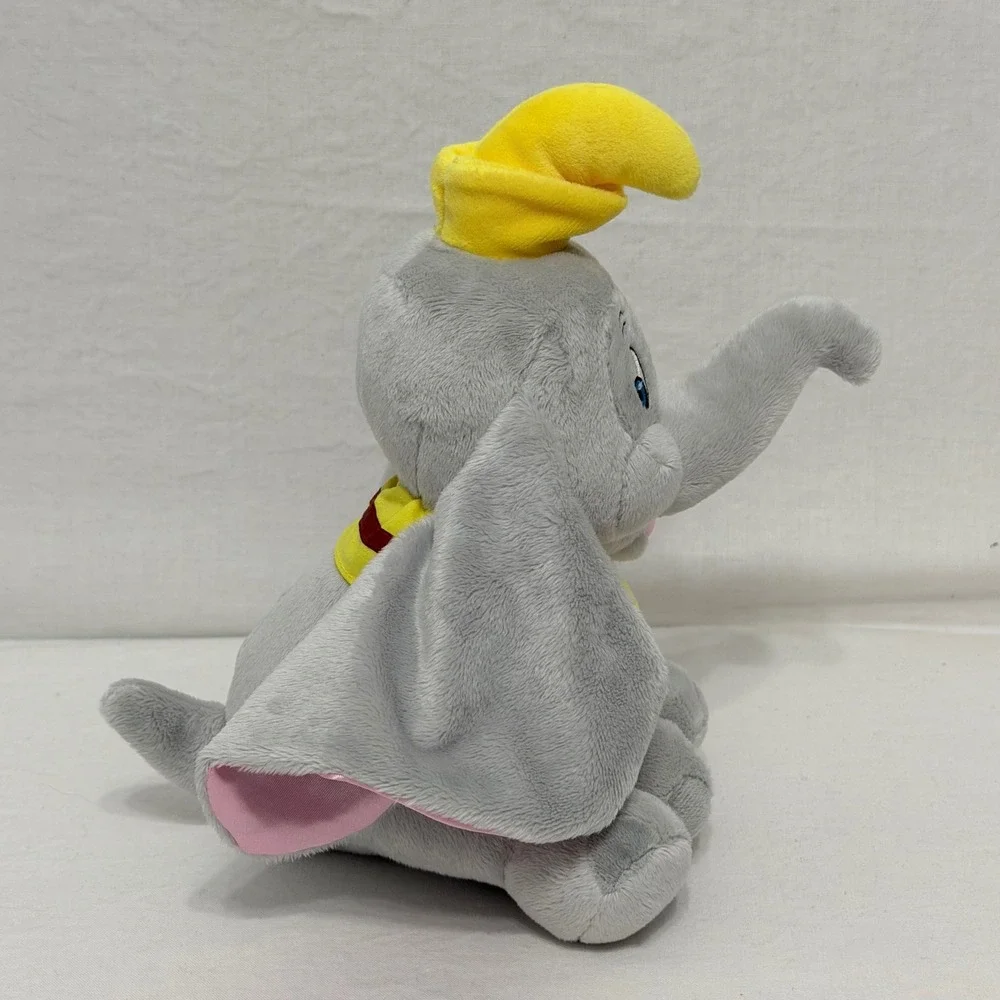 Disney Dumbo Plush Toy Unisex‎ Small Grey Excellent Flying Elephant Circus Hat